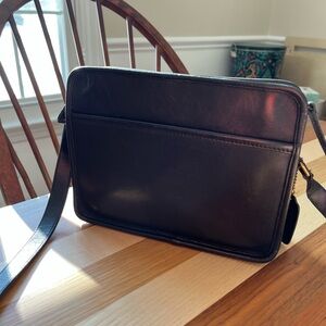 Coach Black Leather Blazer Bag